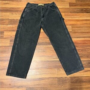 VTG LEE’S Men's Black Cargo Jeans